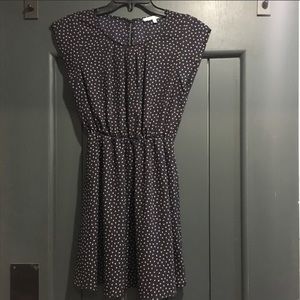 Sweet Rain Women’s Black Triangle Print Mini Dress